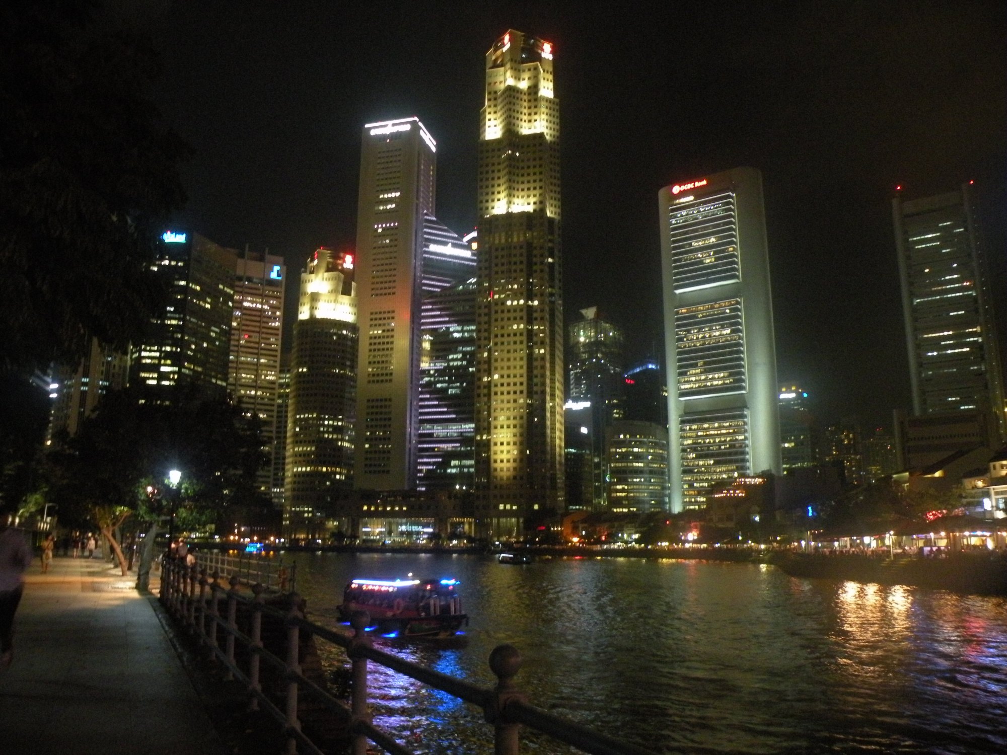 Singapore skyline riverfront