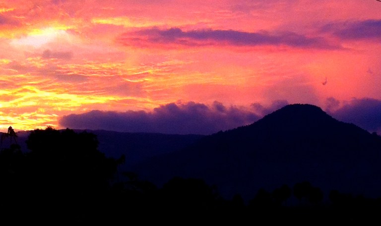 kampot cambodia sunset